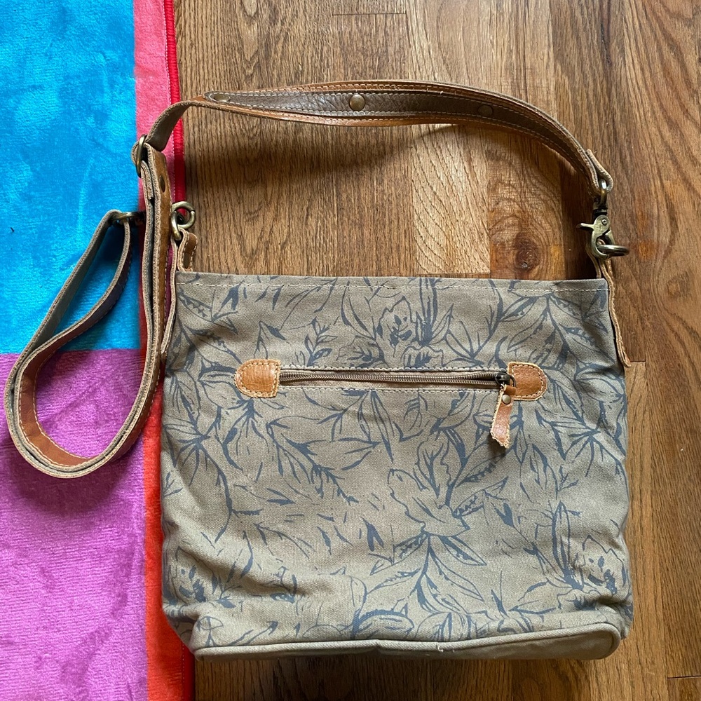 Print Canvas Bag Shoulder Bag Moth Purse - Picture 2 of 7